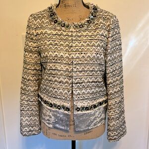 Tori Burch Vanessa tweed jacket/blazer